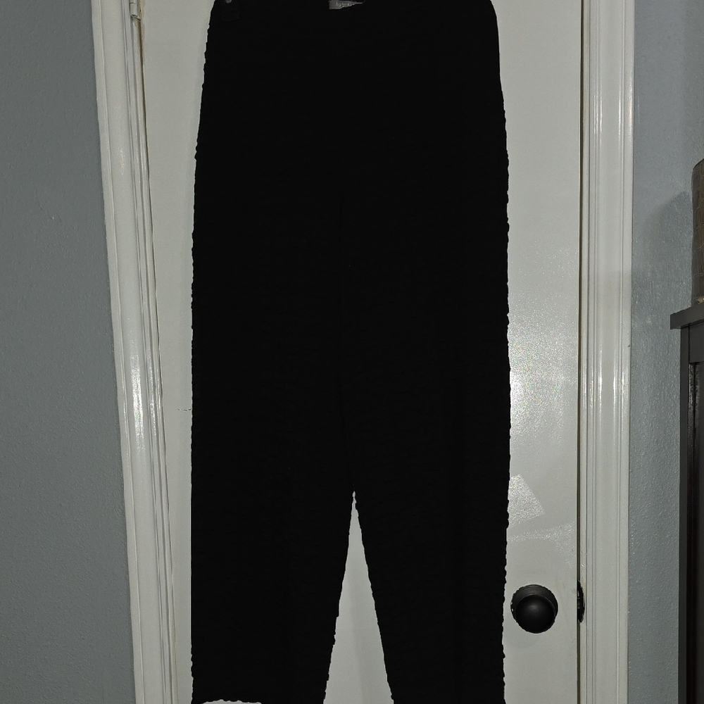 Habitat Black Textured Waistband Pants Sz S
